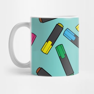 Highlighter pen pattern Mug